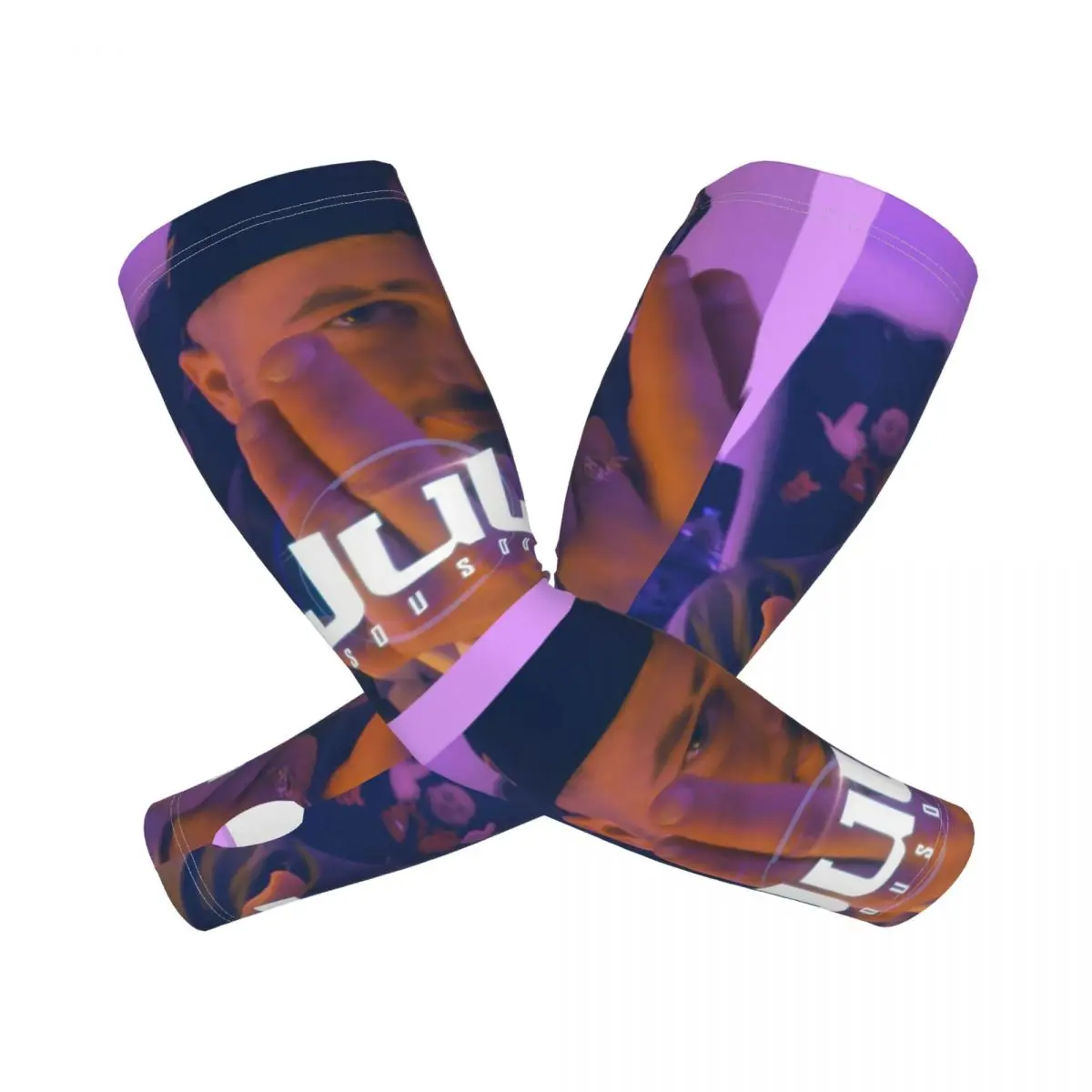 Custom Cooling Jul French Singer Music Arm Sleeves Women Men Athletic Sports Tattoo Cover Up for Football