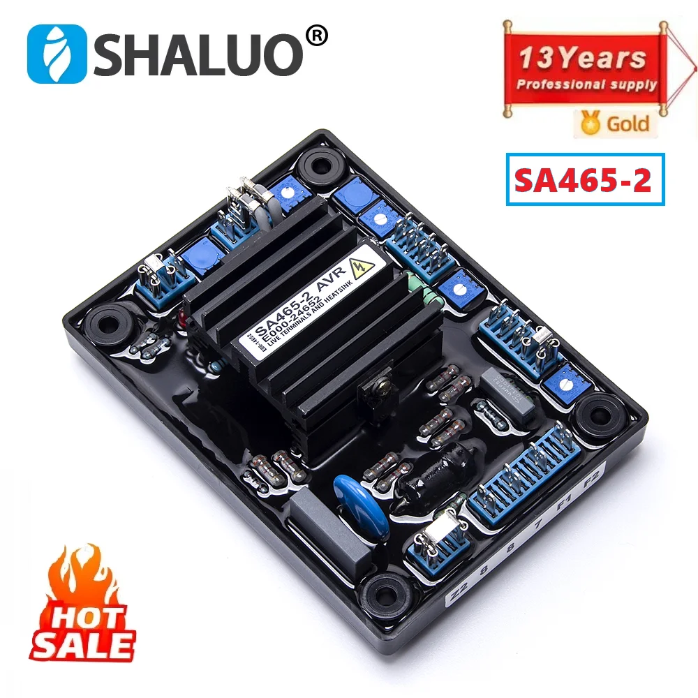 

High Quality SA465-2 AVR Generator Automatic Voltage Regulator Stabilizer Adjustment Board Brushless Generator Parts