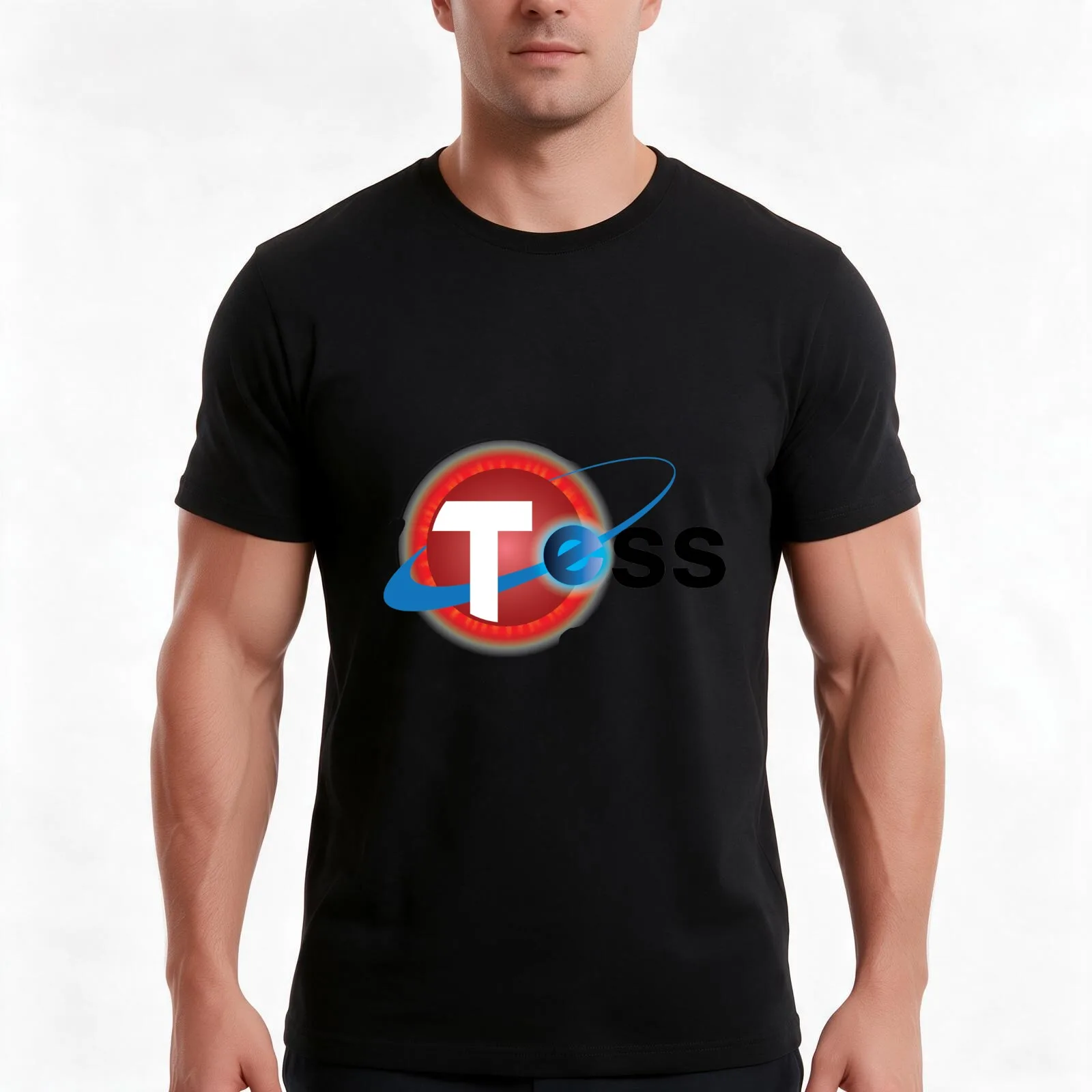 Transiting Exoplanet Survey Satellite (TESS) Mission Logo T-Shirt, Summer Casual Cotton Tee, Oversized Streetwear Tops