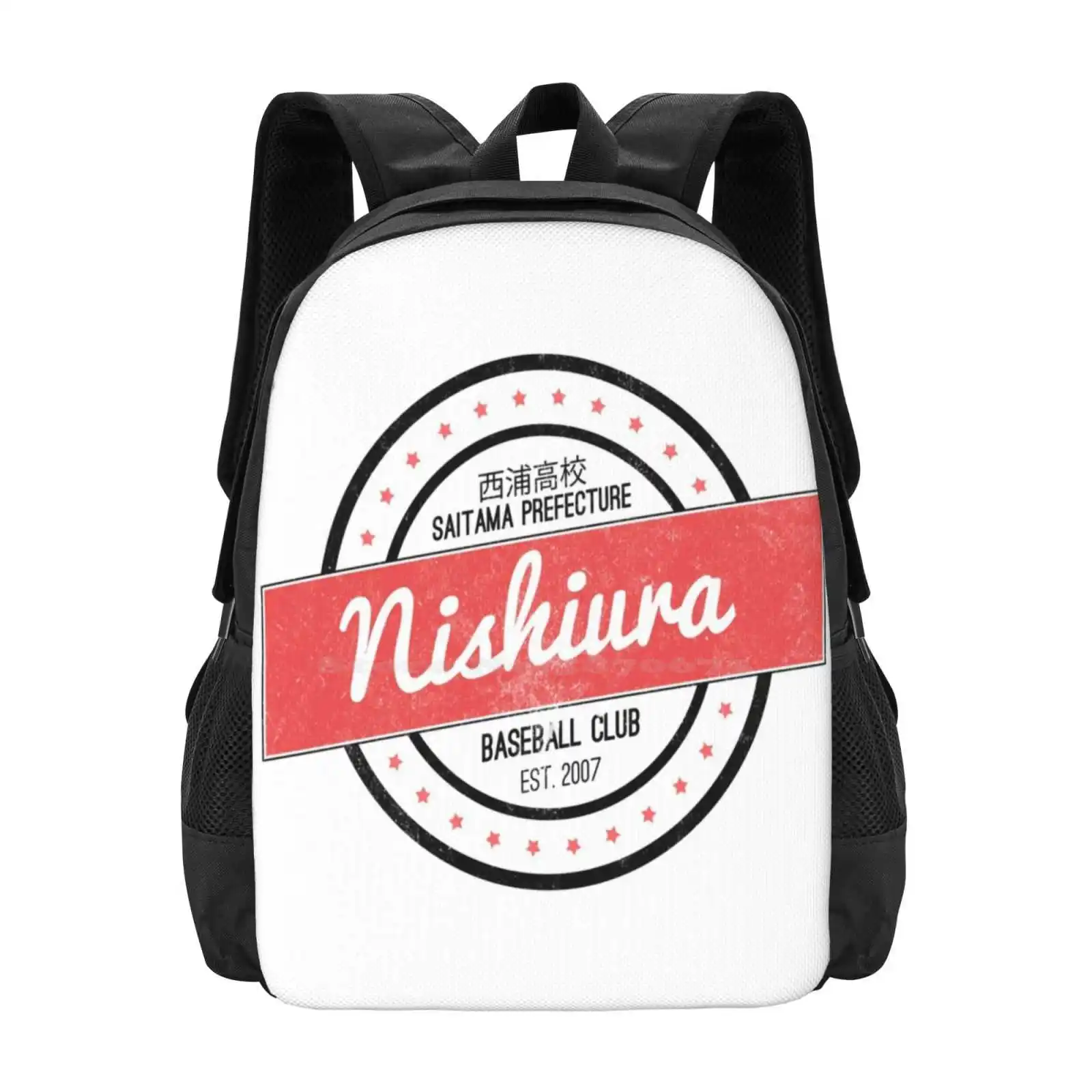 

Nishiura Crest Школьные сумки Дорожный рюкзак для ноутбука Mihashi Ren Takaya Abe Takaya Ren Mihashi Big Windup Oofuri Furikabutte