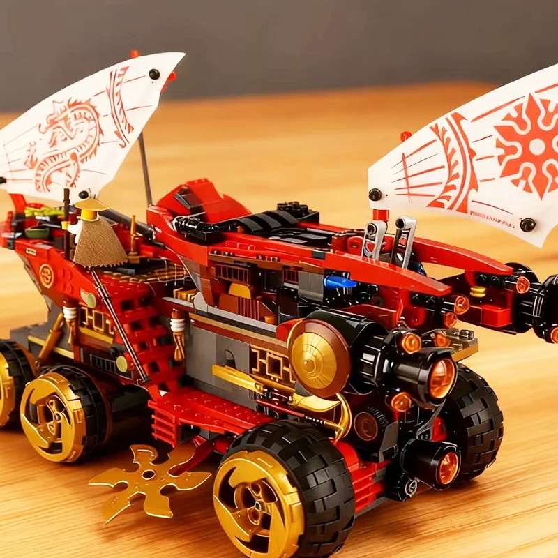 مجموعات متوافقة مع MOC من الطرف الثالث عربة أرضية باونتي نموذج سيارة كبيرة لبنات البناء ألعاب تجميع للأطفال #2