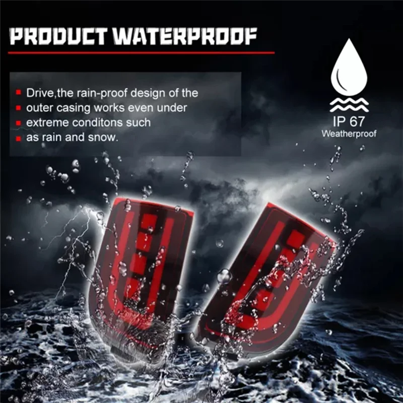 

LED Tail Rear Bumper Light For Toyota Landcruiser Prado 120 Series LC120 FJ120 2003-2009 Stop Brake Turn Signal Lamp-A93R