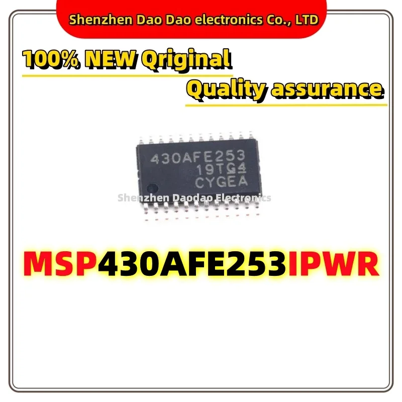 5Pcs MSP430AFE253IPWR Silk screen 430AFE253 TSSOP-24 microcontroller chip IC New original