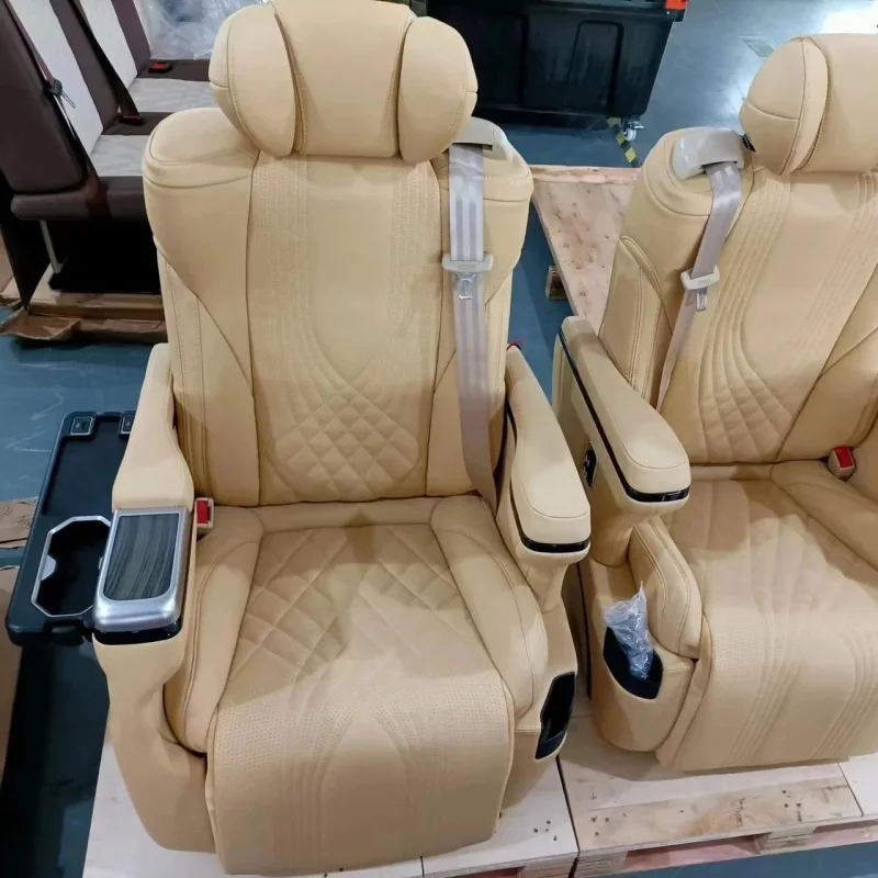 Luxury Reclining Cushion Unit With Foldable Table Auto Interior Upgrade Accessory