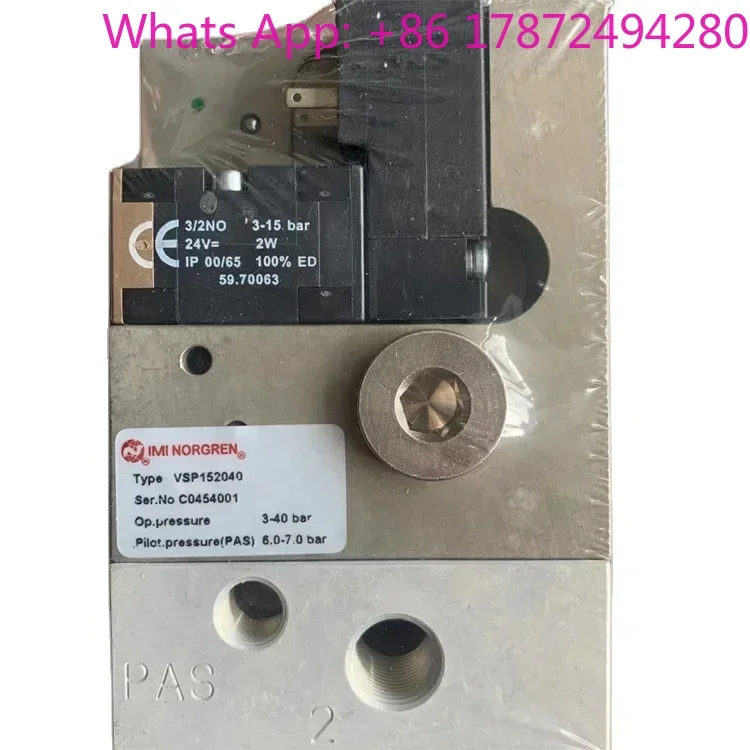 Normally closed 2/2-way valve PET Blow Block VSP152050 for norgren VSP152041