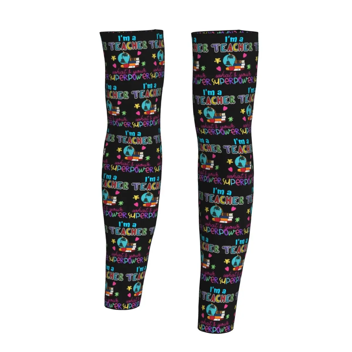 أنا معلم ما هو قوتك الخارقة أكمام أذرع تبريد للرجال والنساء للحماية من أشعة الشمس فوق البنفسجية وتغطية الوشم الرياضية وركوب الدراجات #2