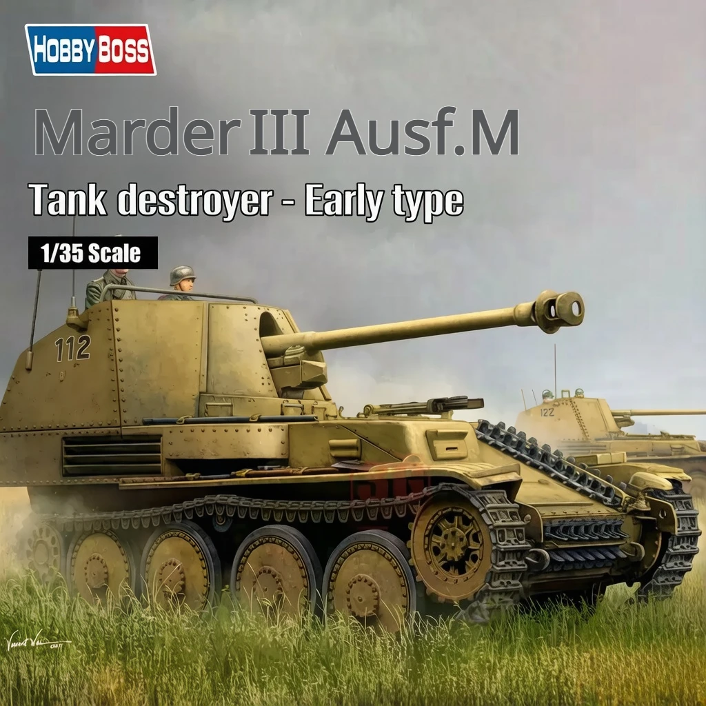

Trumpeter Plastic Assembled Tank Model Kit 80169 Warder III M Tank Destroyer - Early 1/35
