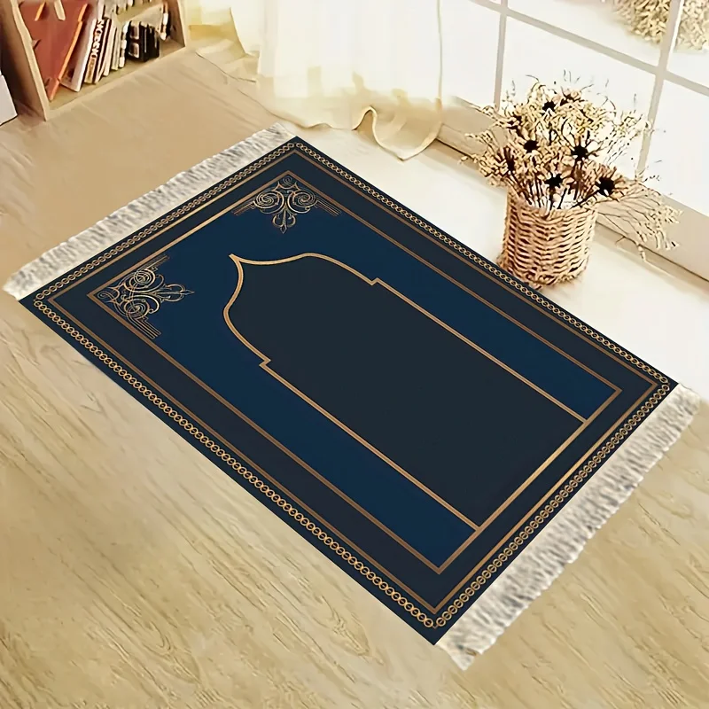 VIKAMA Portable Prayer Mat, Pilgrimage Use, Foldable Family Kneeling Mat, Pilgrimage Activity Decorative Carpet