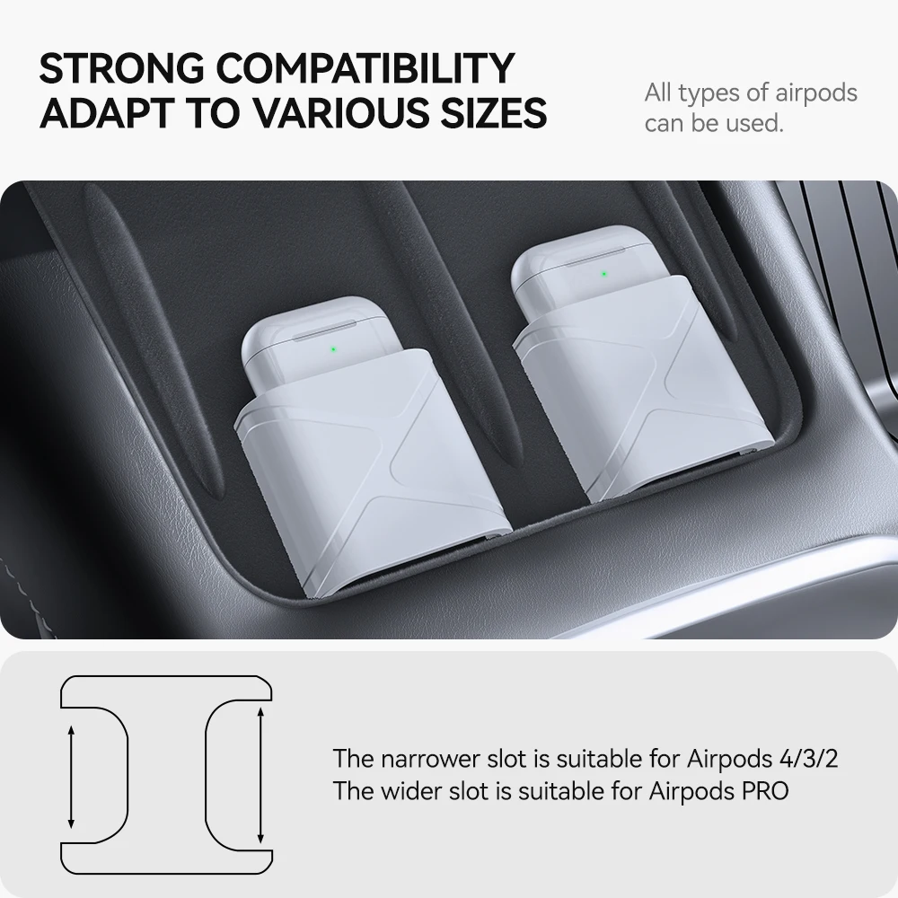 YZ For Tesla Model 3 Model Y Wireless Charging Protective Pad Material Upgrade Wireless Headset Limit Protective Accessories