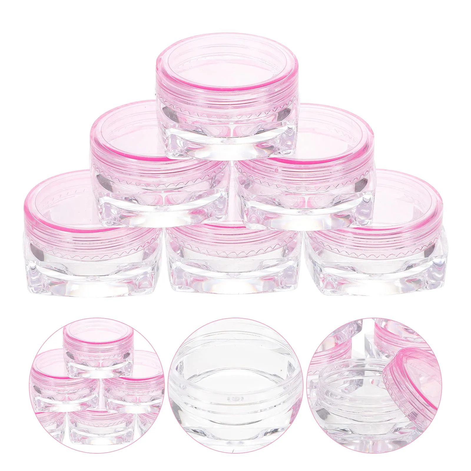 

12Pcs Airtight Small Cream Jars for Travel Makeup Lotion Containers Cream Jars for Travel Lotion Jar Sample Containers