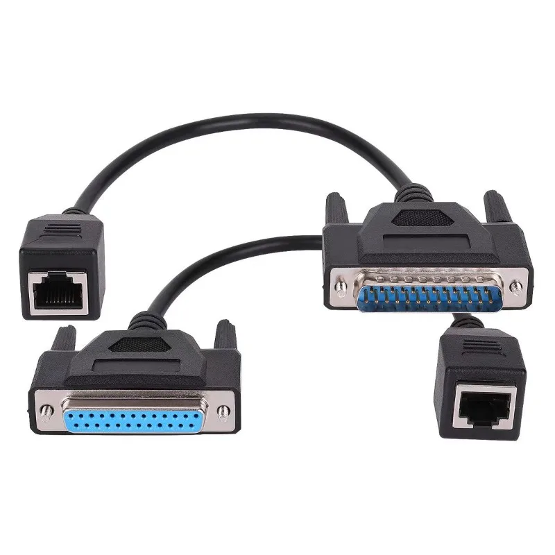25-Pin ILDA to network cable interface DB25 male and female to RJ45 connector External cable accessories