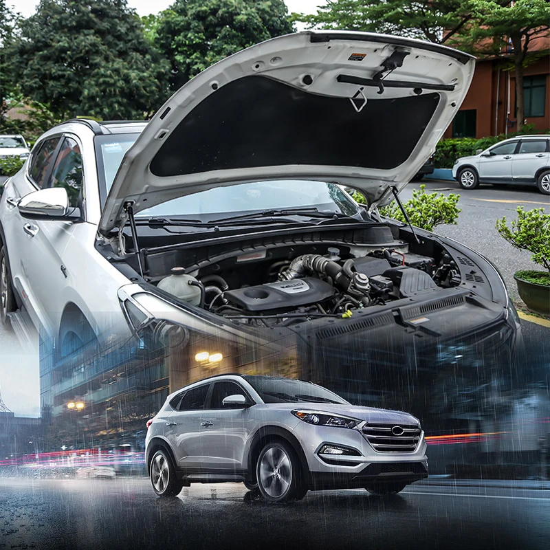 

Car Accessories for Hyundai Tucson 2016 2017 2018 2019 2020 Front Engine Hood Struts Spring Shocks Rod Lift Support