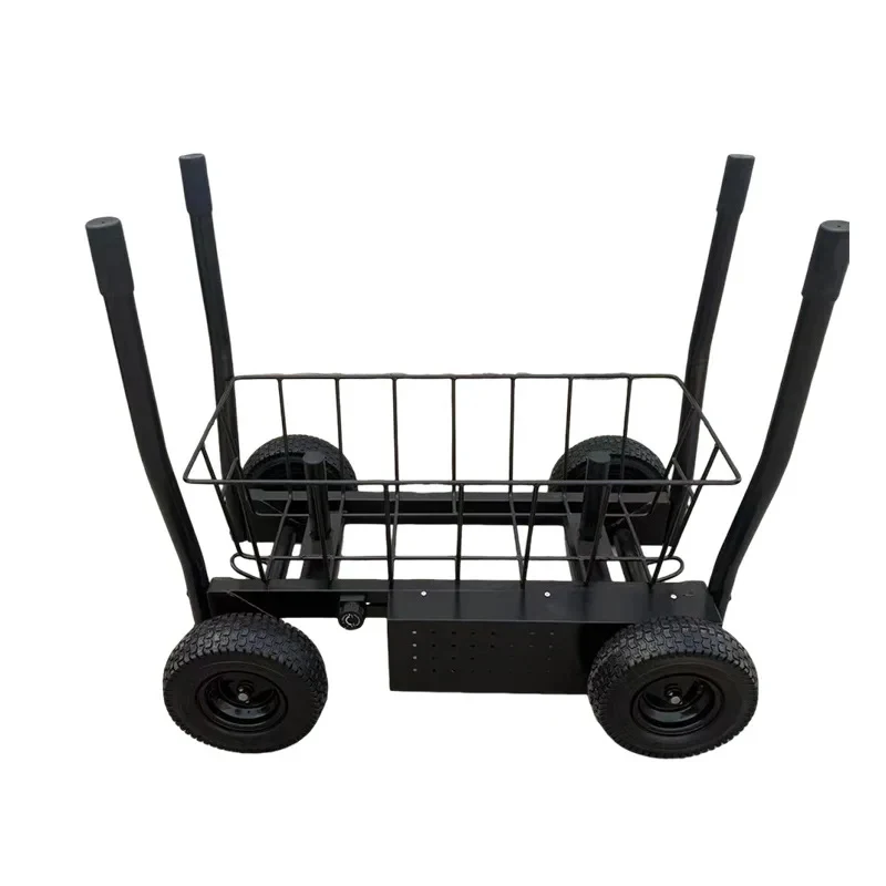Adjustle Rnce New Outline Continuous Asssment Fitns Sled Car with Storage Basket