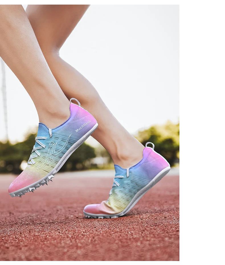 Unisex Track and Field Sprinting Spikes Comfortable, versatile, stylish and durable Professional sprint training running shoes