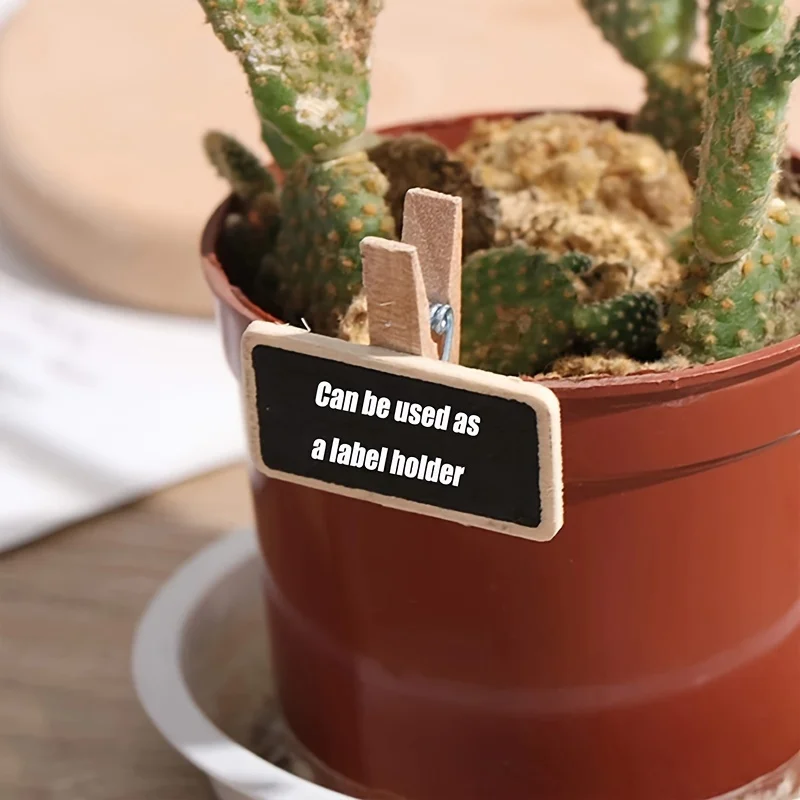 30 قطعة مقاطع السبورة الخشبية الصغيرة رسالة لائحة مستطيل مقاطع المذكرات التسمية العلامة التجارية لوحة السعر بطاقة مكان رقم الجدول الزفاف