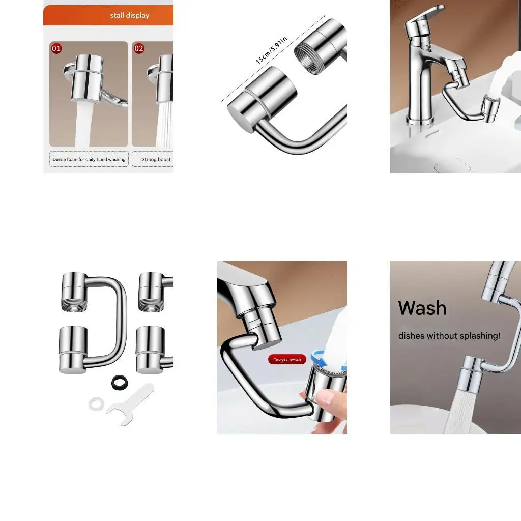 

R9uf Гибкий 360 вращающийся смесительный смеситель вытягивает рука универсальные адаптеры для крана