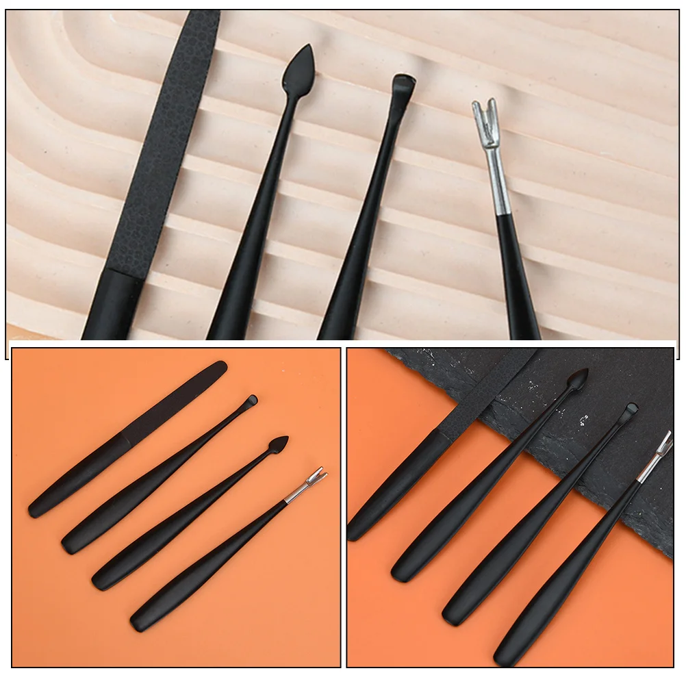 ชุดอุปกรณ์ทำเล็บ 1 ชุด ชุดเครื่องมือทำเล็บสแตนเลส ตะไบตัดหนังกำพร้า ชุดดูแลเล็บแบบพกพา ใช้ในร้านเสริมสวย