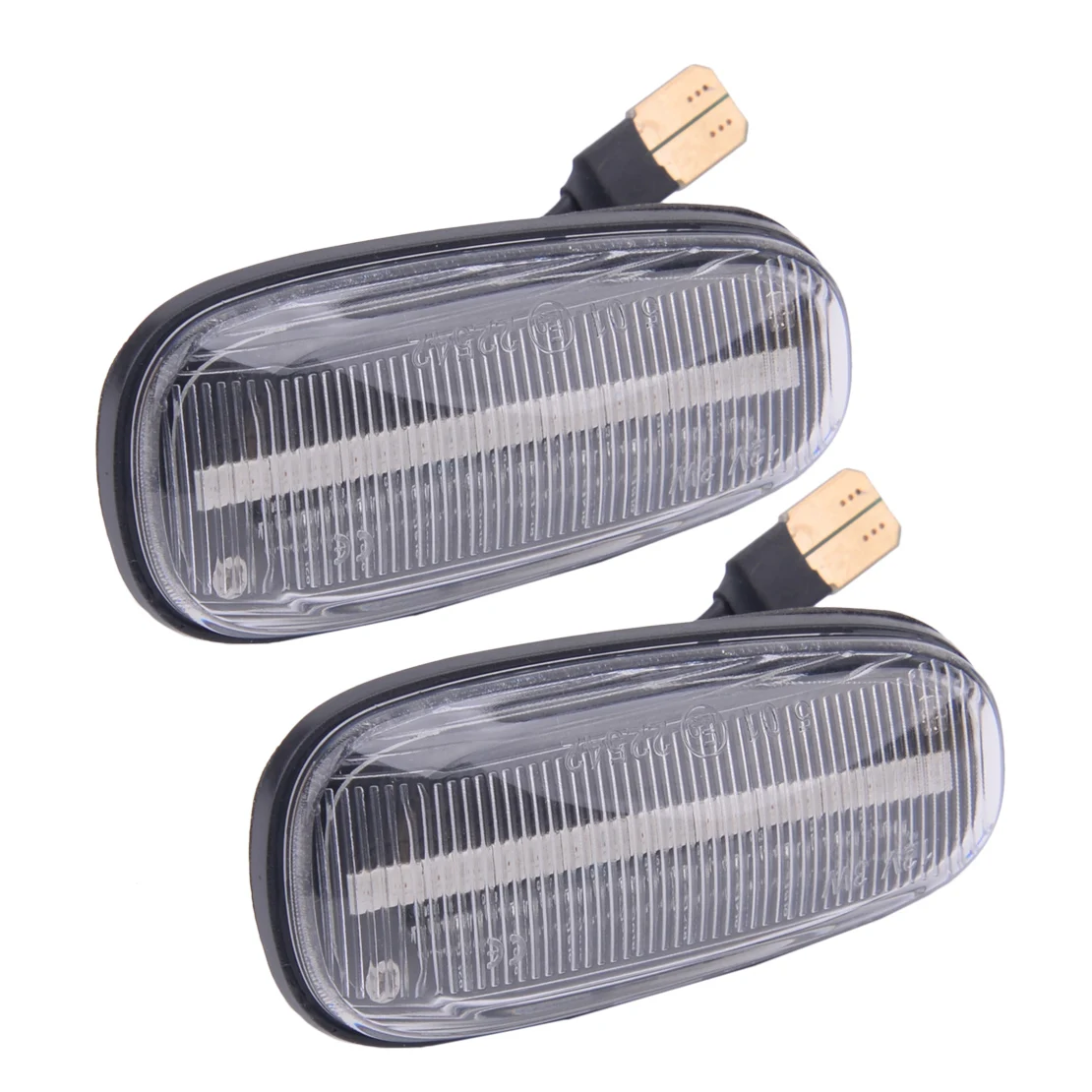 2pcs Clear Lens LED Dynamic Side Indicator Repeater Light Fit for Holden Commodore VY VZ Astra TS 1713400 09117660 17134001