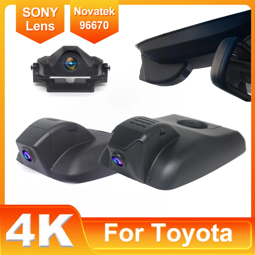 

4K Plug And Play Easy Installation Wifi Car DVR Video Recorder Dash Cam For Toyota Camry 70 V70 XV70 SE XLE Hybrid 2018-2023