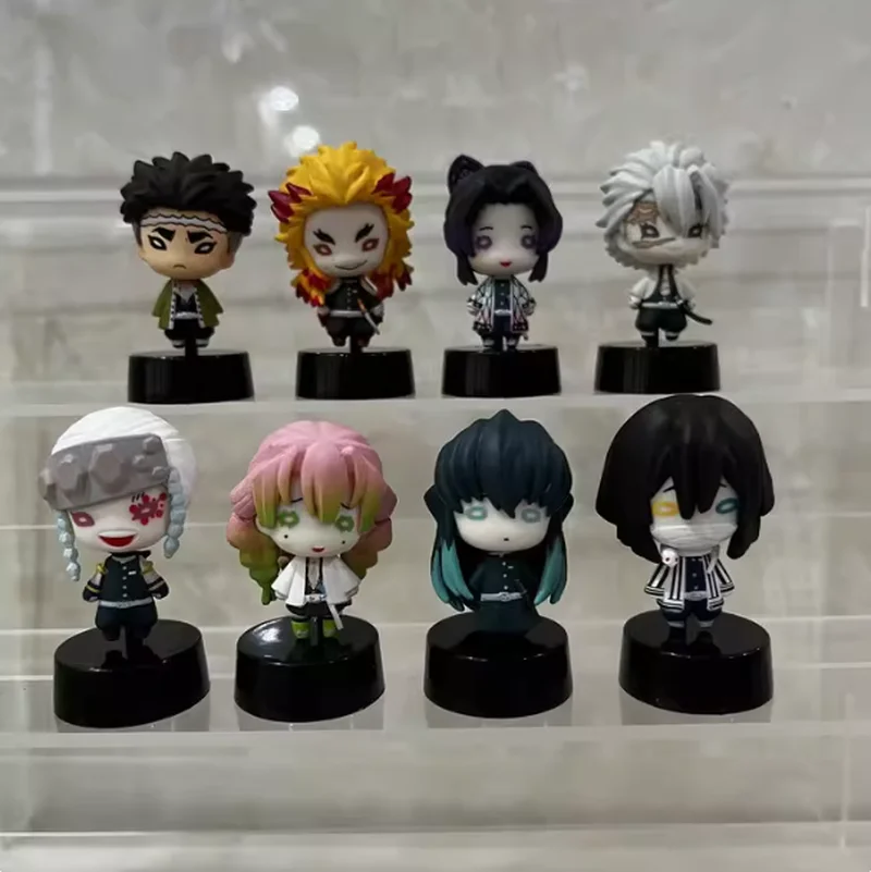 

In Stock Ghost Slayer Chubby Eye Series Blind Box Kawaii Anime Action Figure Model Collectible Toys Decoration Surprise Gifts