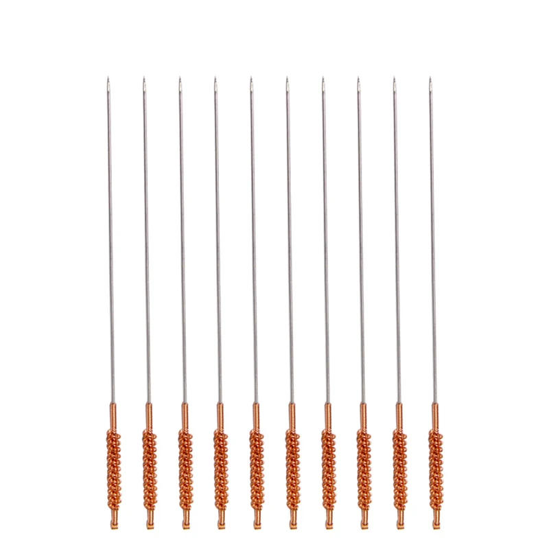 20Pcs/Bag PANLONG Handle Red Copper Wire Surrounded Design Not-Disposable Large Size Acupuncture Needle Awn Needle Thick