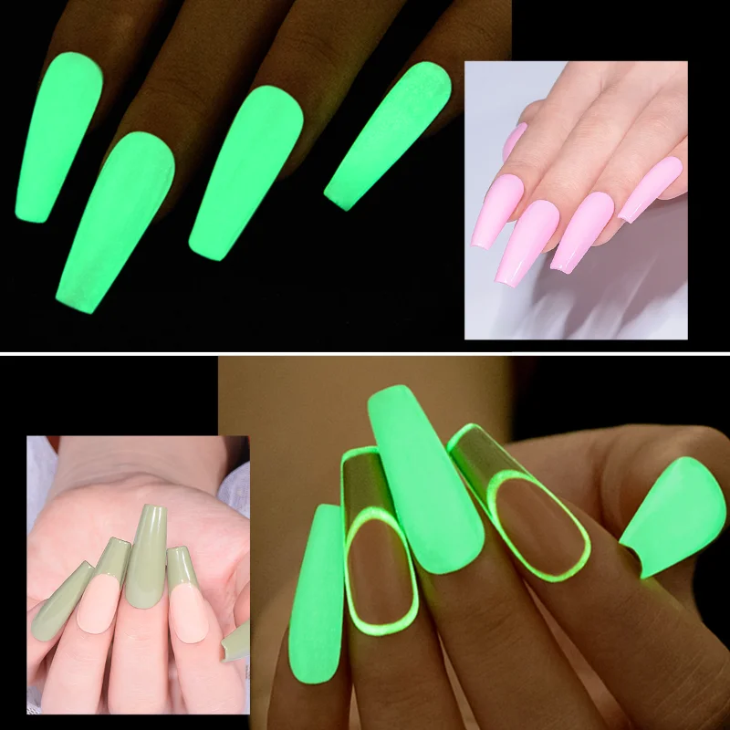 10ml Milk White Luminous Top Coat Gel Nail Polish Neon UV LED Nails Gel Soak Off Gel Varnish Fluorescent Nail Art Nail Supplies view 3