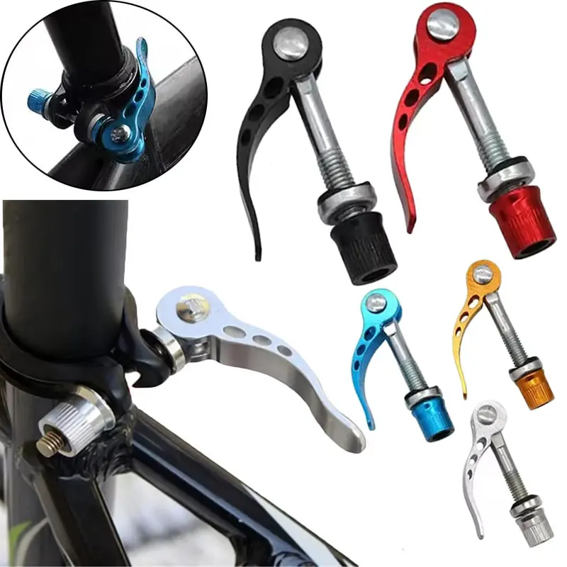 

Bicycle Seatpost Clamp Screw Lever Aluminium Coloured Removal Tool Motorcycle Repair Accessories