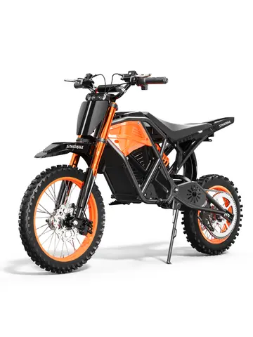 Vélo de saleté électrique 48V pour adultes/adolescents, moto électrique de puissance maximale de 3000W pour adultes, vitesse maximale de 37,5 MPH et longue portée de 60 Miles