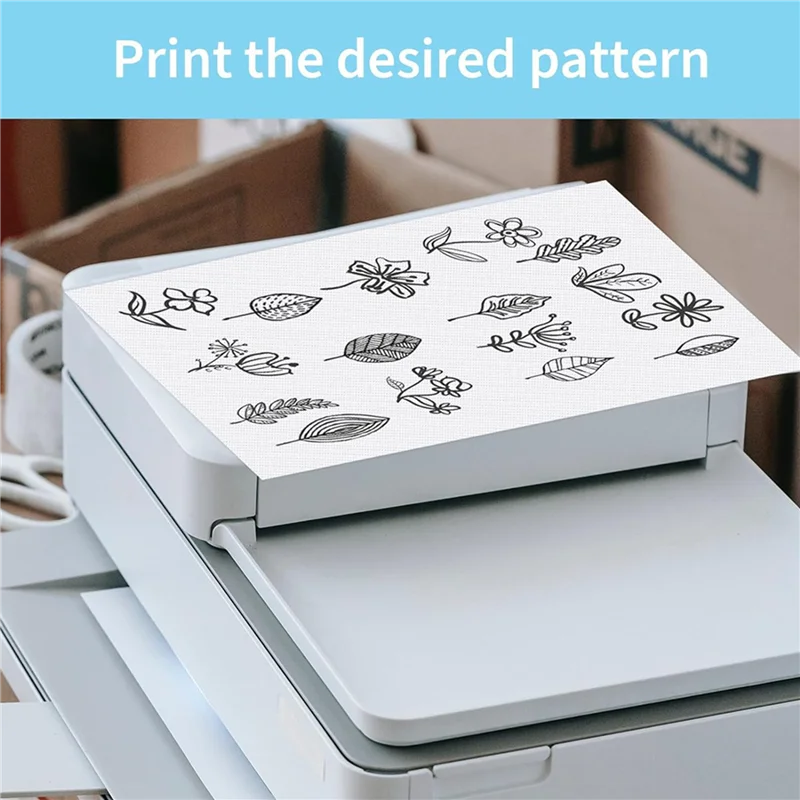 B48A Stick & Stitch Embroidery Paper For Embroidery Dissolvable Embroidery Transfer For Transferring Embroidery Patterns 10PC