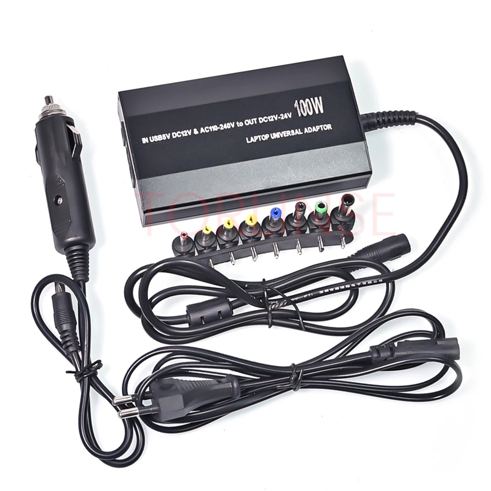 Универсальный 100 Вт AC DC 12 В Импульсный регулируемый адаптер питания зарядное устройство Трансформатор для ноутбука 15 в 16 в 18 в 19 в 20 в 24 в адаптер