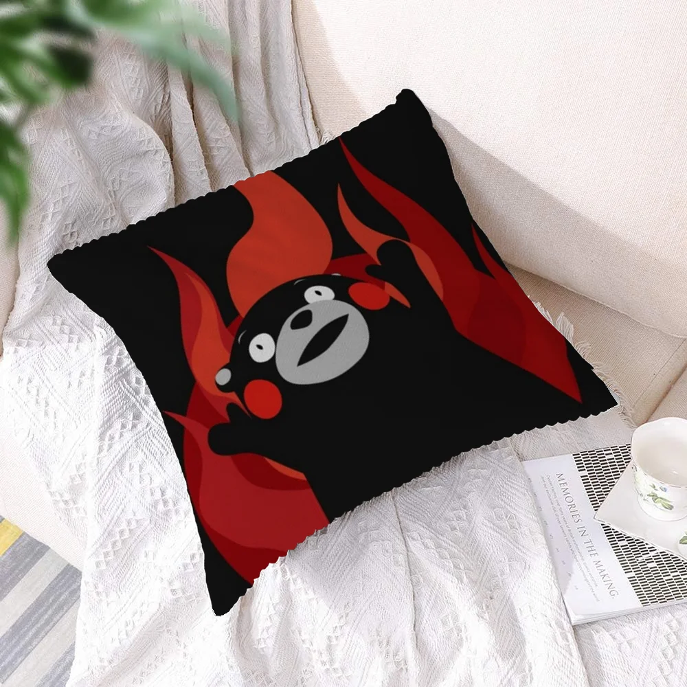 Personalized Gifts Kumamon Pillow Covers Decorative Cushion 45x45 Cushions Cover Decorative Pillows for Sofa Home and Decoration