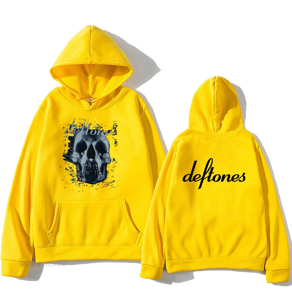 Deftones Hoodies Men Fashion Winter/Autumn Sweatshirts Hip Hop Tops Regular Fit Male Clothing Graphic Printing Hooded Pullovers