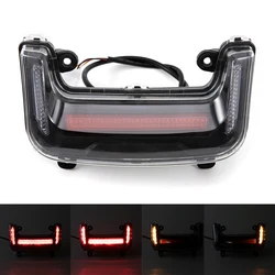 Motorcycle Rear Tail Light Turn Signal Lights Brake Lamp Electric Vehicle Bike Running