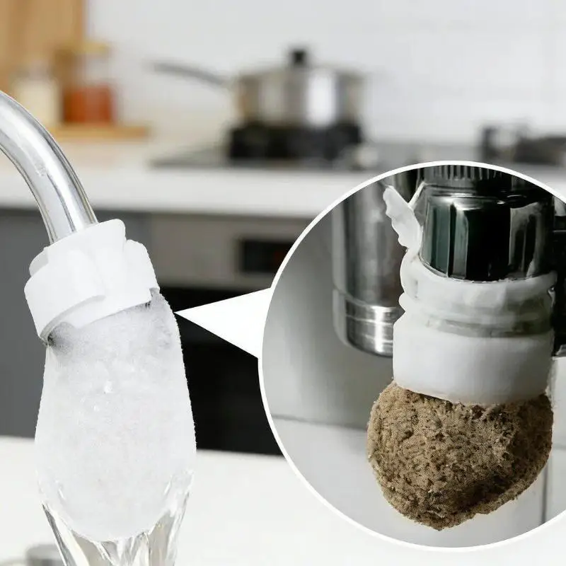Water Tap Faucet Filter Cotton Prevents Splashing Removes Sand Filters Tap Water For Kitchen Sink Easy DIY Installation Solution