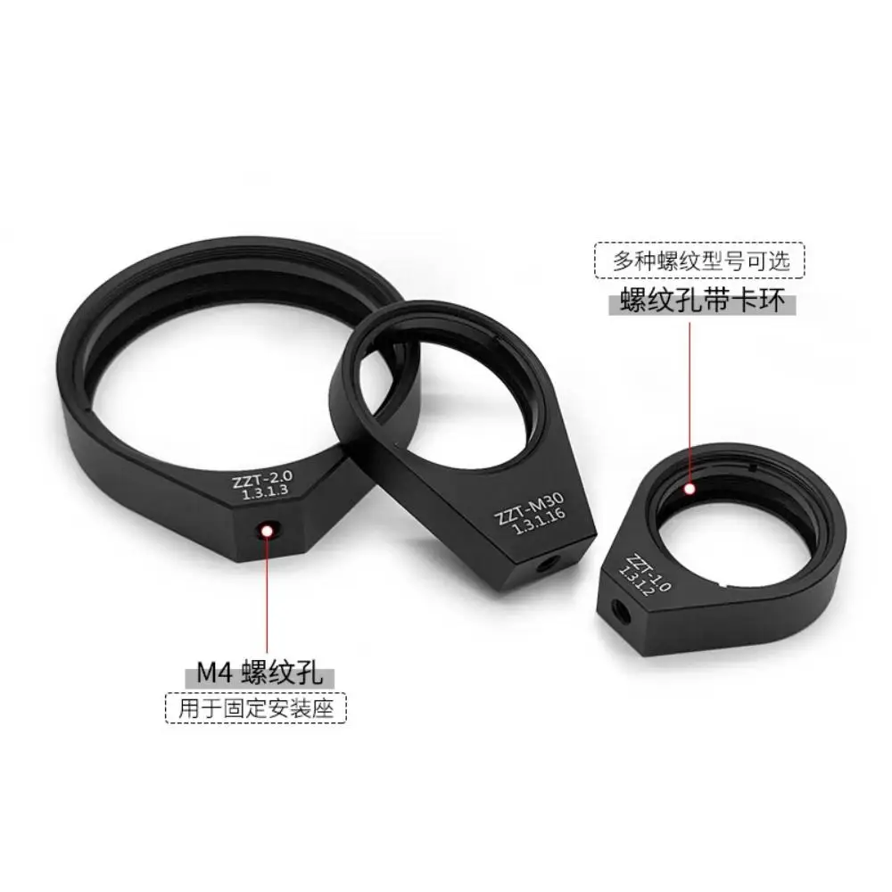Lens Mount Bracket, Optical Lens Component, Optical Bench, Mirror Clamping Holder, Lens Holder, M4 Threaded Hole