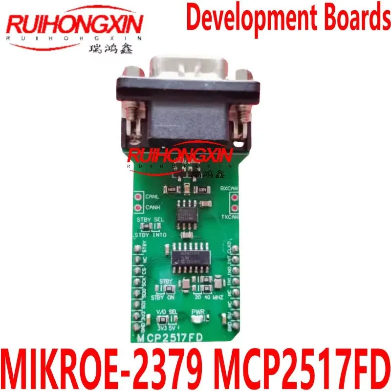 

MIKROE-2379 MCP2517FD клик ATA6563 Модуль проводной CAN-Click на складе