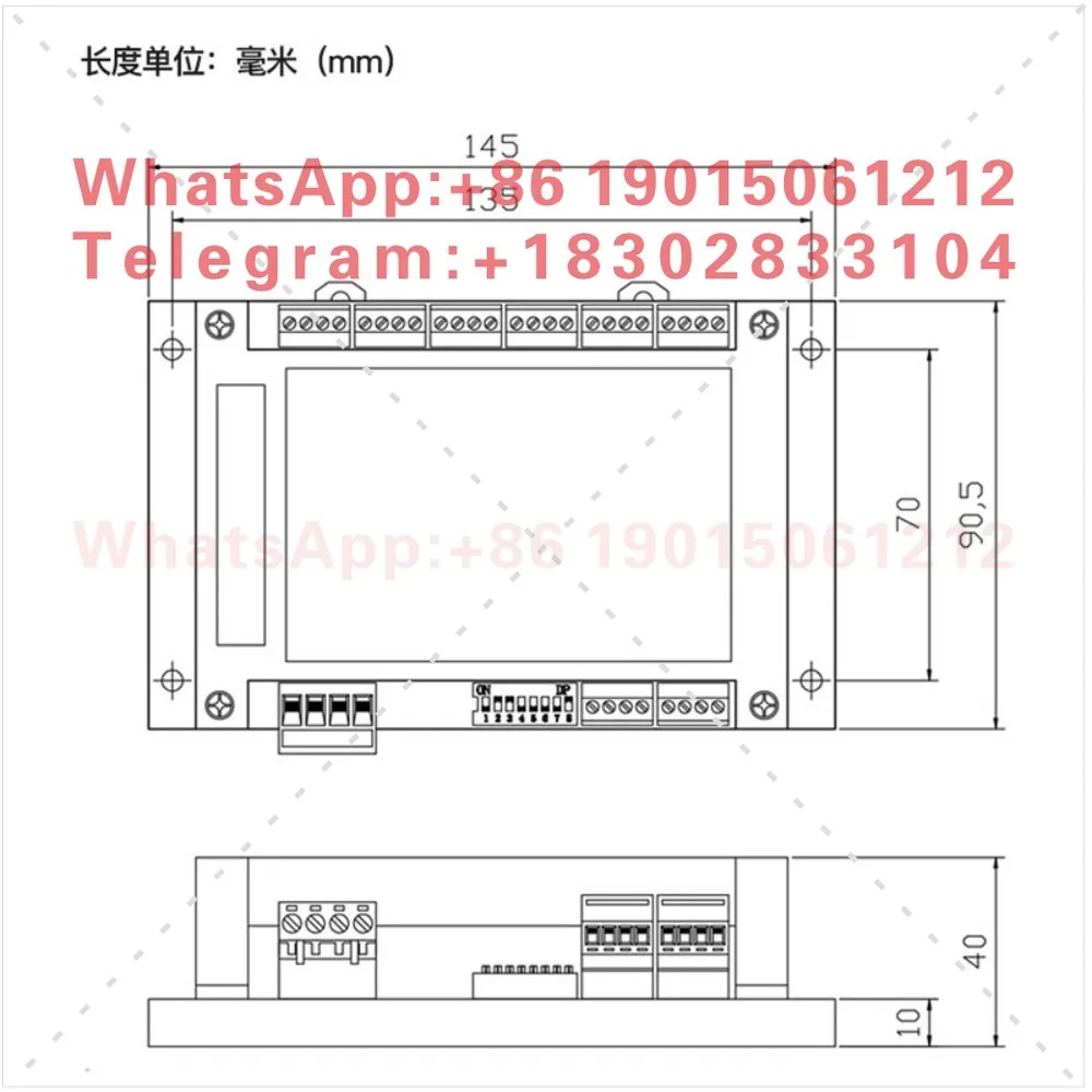 Weighing sensor four in one out three in one out digital transmitter 232 serial port 485 serial port