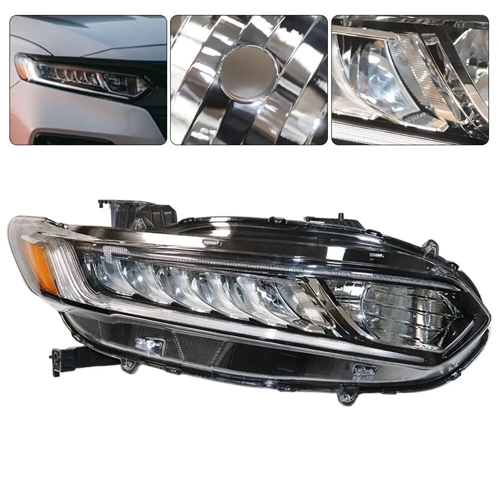 

For 2018 2019 2020 2021 Oem Honda Accord Rh Passenger Side LED Headlight