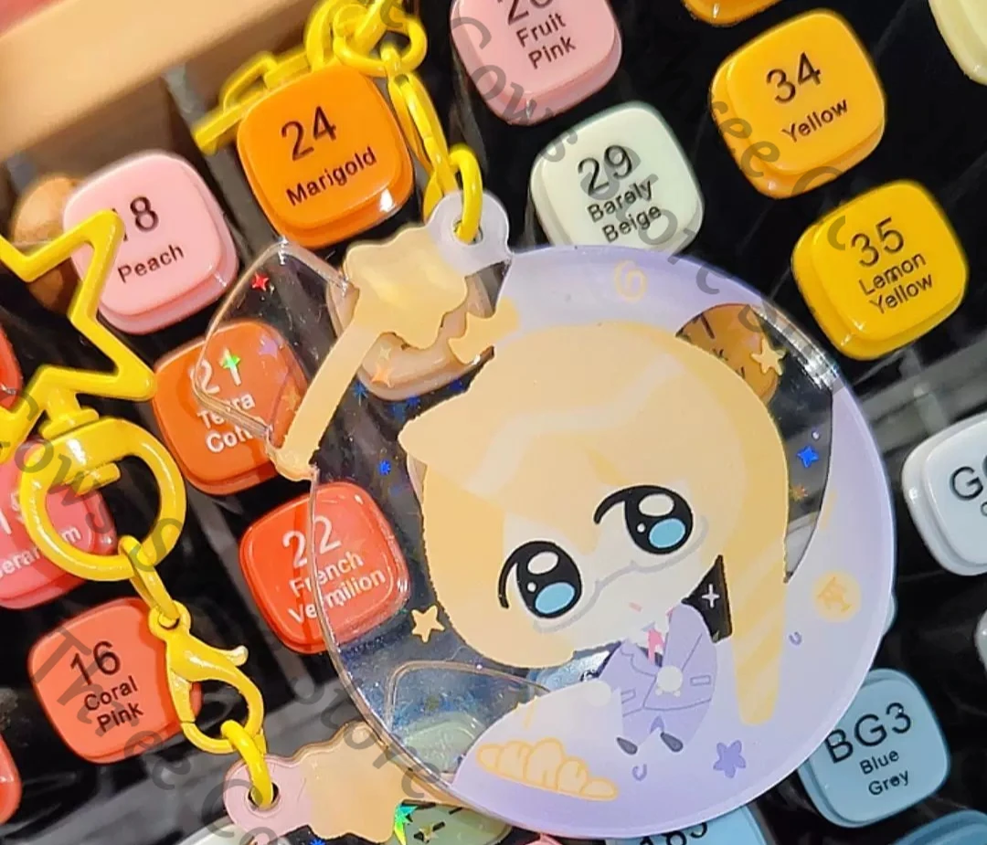 Porte-clés en acrylique de dessin animé Anime Ace Attorney Kristoph Gavin Klavier, pendentifs, accessoires, cadeau