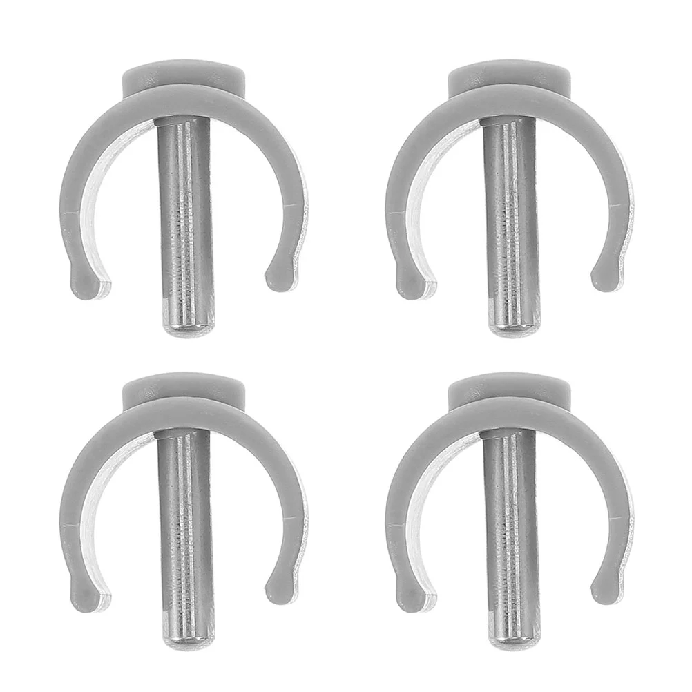 4 Pcs Cane Accessories Crutch Attachment Walker Replacement Parts Clip Buckle Clamp PinLatch Grip Handle Safety Rail