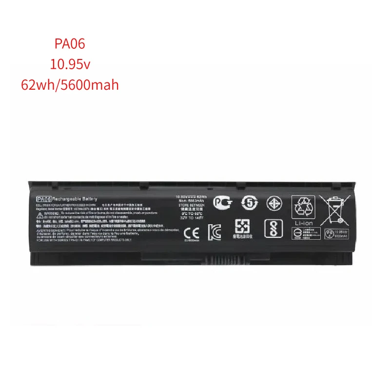 

5600mAh PA06 Laptop Battery For HP Omen 17-w000 17-w200 17-ab000 17t-ab200 HSTNN-DB7K 849571-221 849571-241 849911-850