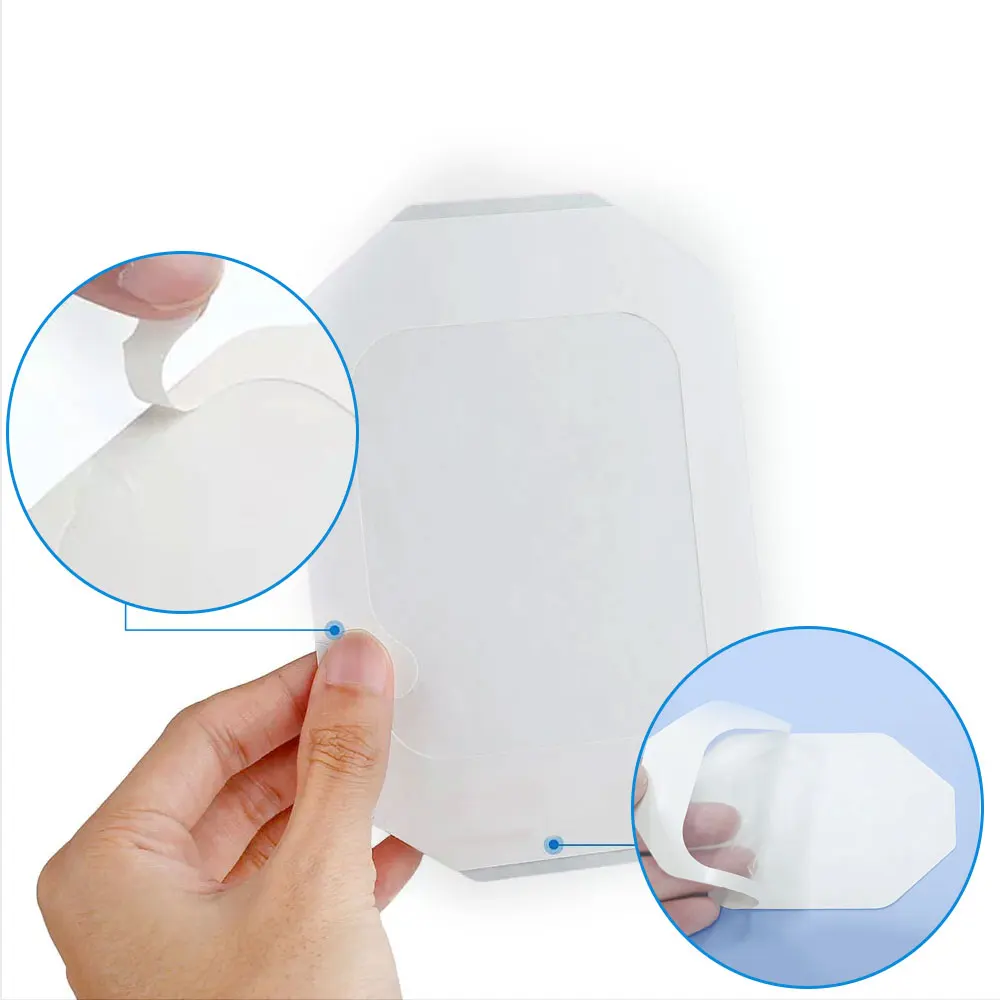 

10PCS 6X7cm Transparent Film Dressing Waterproof Wound Bandage Adhesive Patches Post Surgical Shower or IV Shield Tattoo