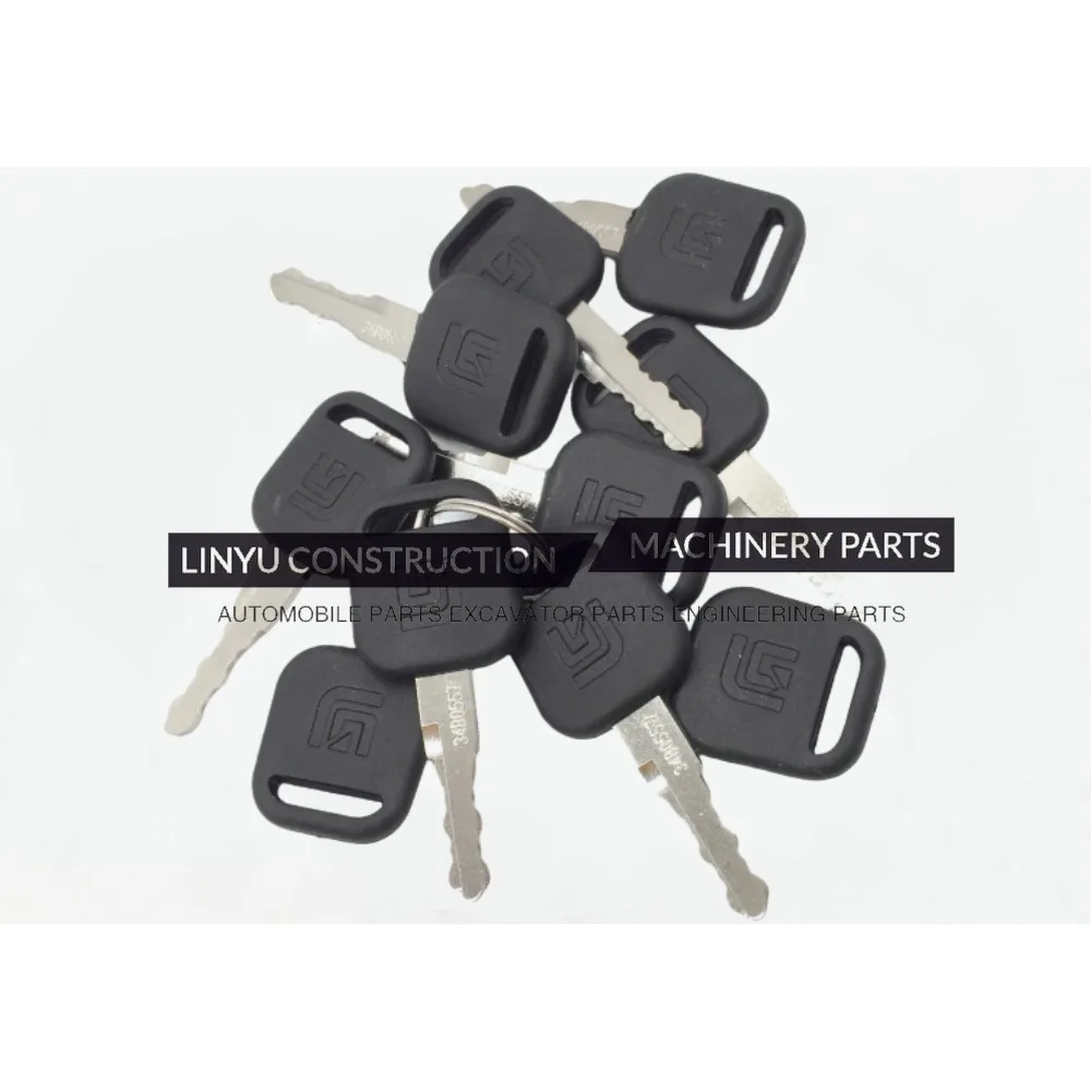 

10 key For LIUGONG KEYS Heavy Equipment Ignition Excavator Keys 34B0557