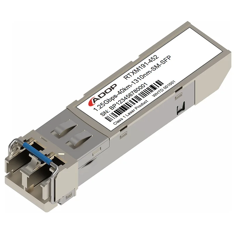 Módulo transceptor Compatible con Cisco GLC-EX-SMD, 1000BASE-EX SFP, 1310nm, 40km, Industrial DOM Duplex LC SMF