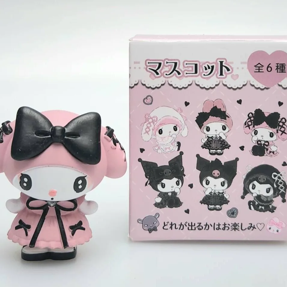 MINISO 4cm Mini Kuromi My Melody Blind Box Cartoon Character Figures Dolls Surprise Bag Cute Model Collection Toy Christmas Gift