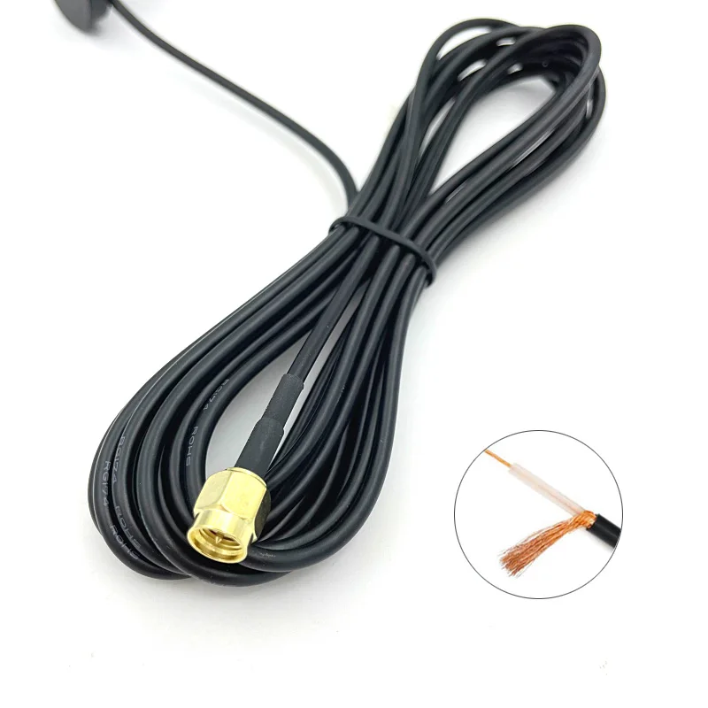 GSM 3G 4G 5G Patch Antenna 600-6000MHz 8dBi SMA Male TS9 CRC9 Connector 3M Extension Cable for Wifi Router  IP / PC / Camera