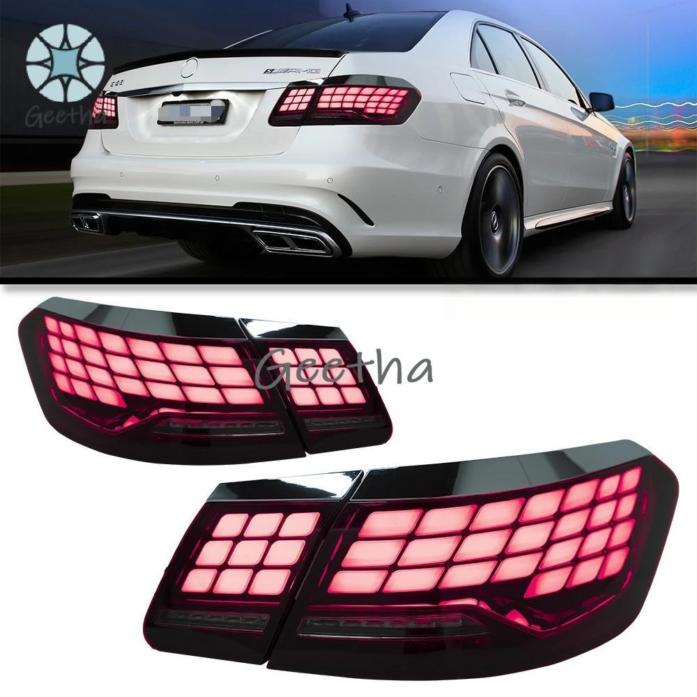 

Задние светодиодные фонари (LED) для Mercedes-Benz W212 (2009-2012): стоп-сигнал, сигнал торможения, ДХО, задний ход. Автомобильные аксессуары.