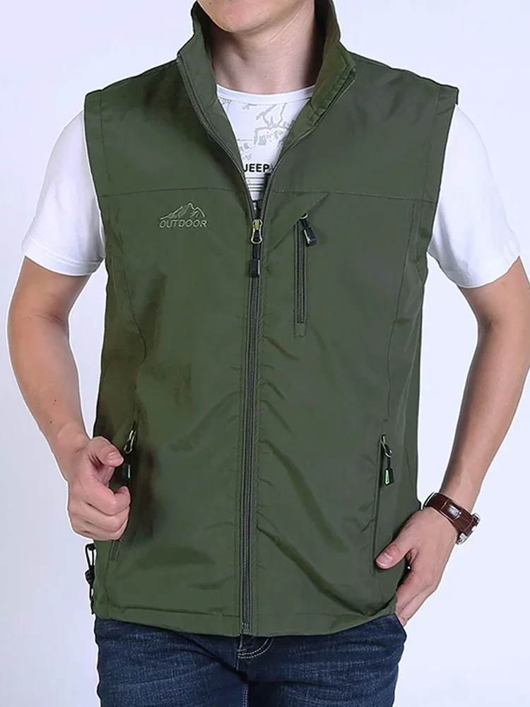 Men's vest, spring and autumn thin style, popular casual breathable jacket, men's quick drying vest, autumn camisole, men's