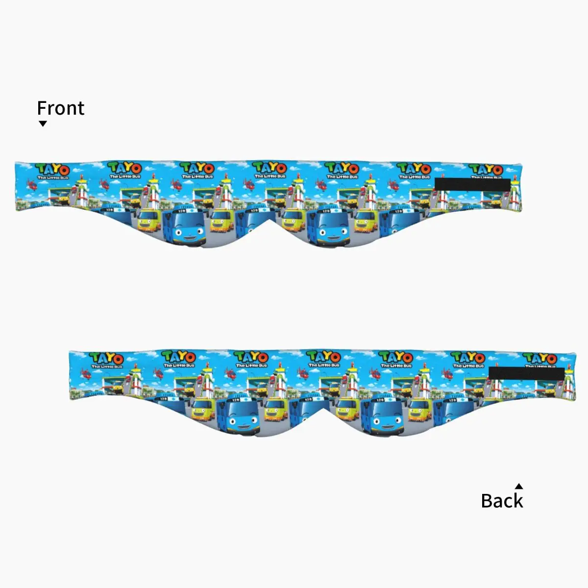 Tayo The Little Bus Cartoon sleep eye mask Light Blocking Portable Eye Cover for Girls Boys Office Nap Party Eyeshade eyepatch view 3