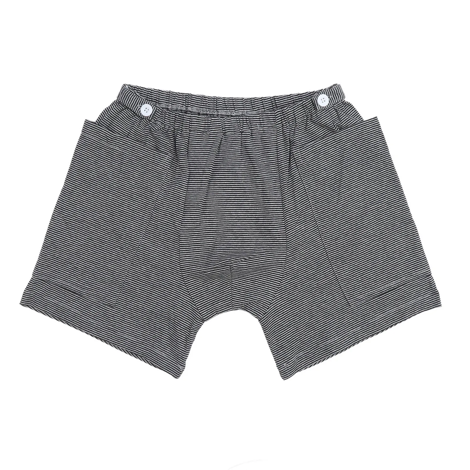 

Men Ostomy Care Underwear Bottom Opening Prevent Slipping Side Pockets Men Catheter Underwear Fixing Buckle for Daily Use